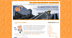Desktop Screenshot of marketing-odjel.com