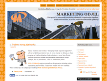 Tablet Screenshot of marketing-odjel.com
